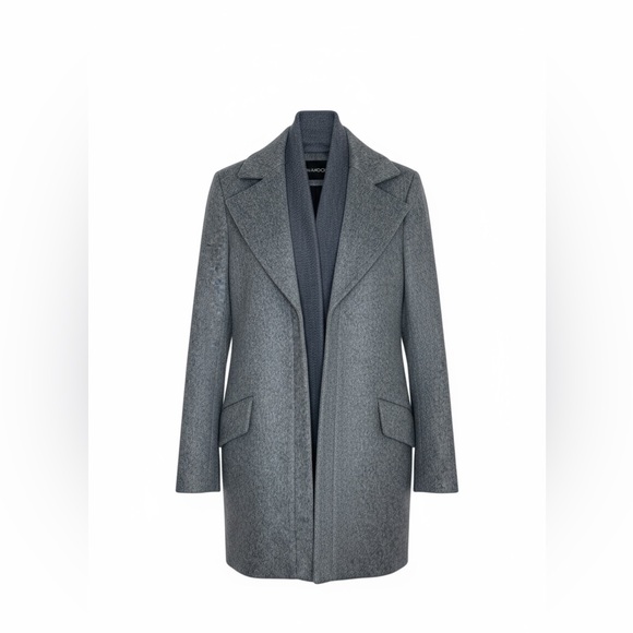 Thakoon Jackets & Blazers - Thakoon Wool Coat Ribbed Panel Zipper Tailored Gray Size 0/XS